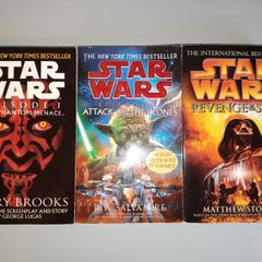 Star Wars Novels. Set of 3. Episodes 1 to 3.