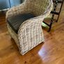 Wickerchair from foxford woollen mills Image 4