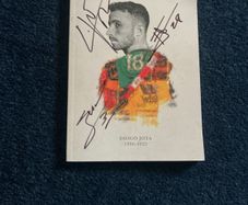 Autographed Premier League match programme