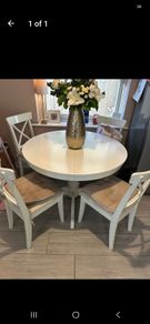 Dining table and chairs