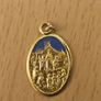Vintage Lot Of 2 Enamel Catholic Religious Medal/ Pendant Of The Holy Mary. Image 3