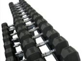 5-25 kg Hex Rubber Dumbells Pack