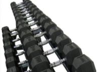 main image for ad 5-25 kg Hex Rubber Dumbells Pack