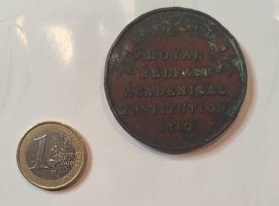 Royal Belfast Academical Institution Bronze Medal 1810