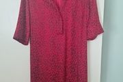 Hobbs red tunic style dress