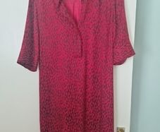 Hobbs red tunic style dress