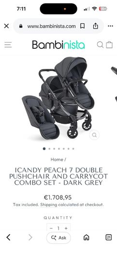 double buggy good condition selling it cause don't have enough space