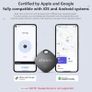 Dual System Air Tracker Tag PRO 2Pack, Smart Key Finder Works with Android Google Find Hub or iOS Apple Find My APP, Bluetooth Item Locator for Luggage, Suitcase, Bags Image 2