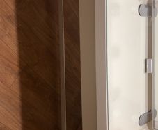 Ikea malm desk and hollywood mirror