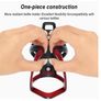 Mini Smart Tracker + Bracket Bottle Cage - Sturdy Red PC Anti-Theft Security Bracket, Image 3
