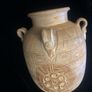 Clay Pot with Geometric design. Approx 18" tall Image 8