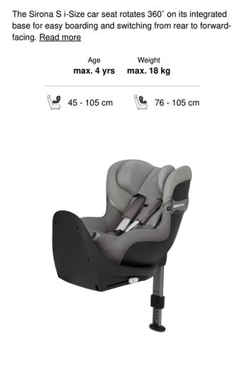 Cybex Sirona S iSize Soho Grey x 2