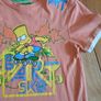 Age 9-10 Orange Bart Simpson Teeshirt Image 3