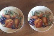 A Pair of Aynsley Orchard Gold Pin Dishes