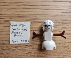 lego sw1134 snowman rebel pilot, set 75213