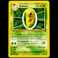 Kakuna 50/110 Uncommon Legendary Collection Pokemon Card 2000 WOTC Vintage