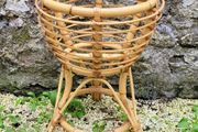 Vintage bamboo jardiniere stand