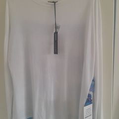 New with tags long print top