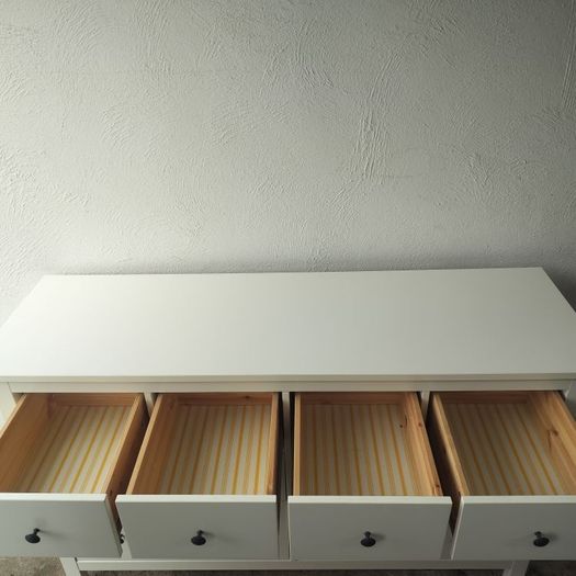 Chest of 8 drawers Hemnes white