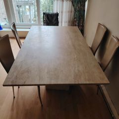 Travertine Table and Chairs