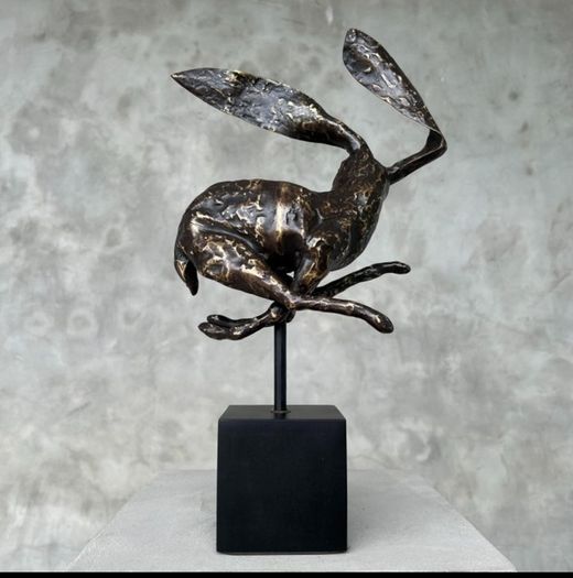 Running Hare - Speckled Bronze