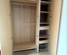IKEA Pax Wardrobe White Stained Oak