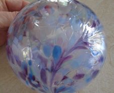 Glass ball. Home decor, Gift, Coloured glass