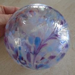 Glass ball. Home decor, Gift, Coloured glass