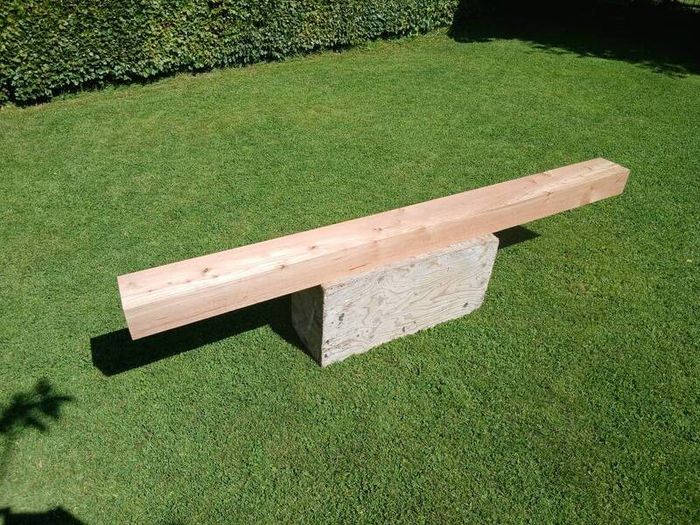 Wood beam.