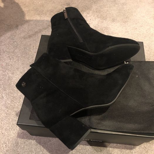 Suede ankle boots
