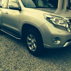 Toyota Landcruiser Now Model 2015 Side Crome Rails