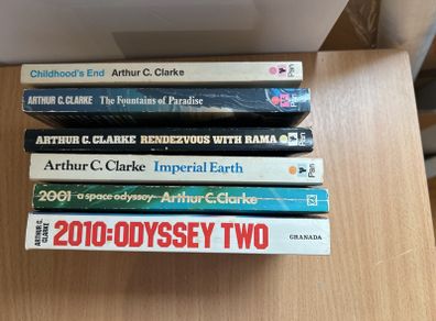 Arthur C Clarke - Book Selection x 6