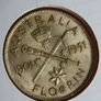 Silver Australia Florin in 1901-2001 Federal Parliament Coin and Stamp Folder   & 1 Dollar Image 2
