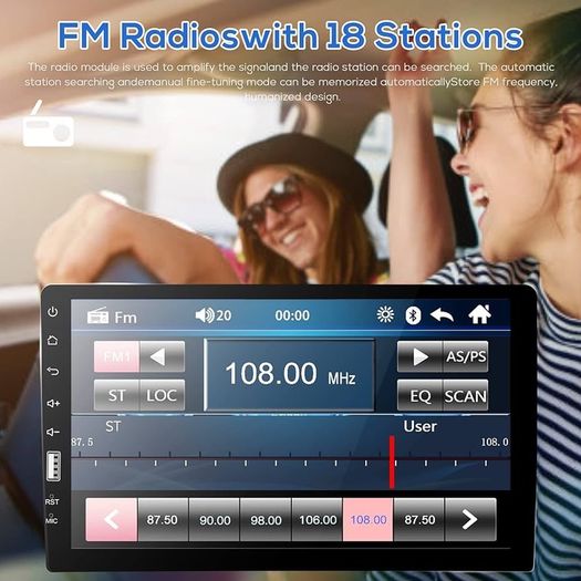 NEW SALE | Car Radio Single Din Car Stereo 9 Inch Touch Screen with Bluetooth Mirror Link USB FM Radio Audio Receiver Head Unit with Backup Camera