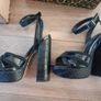 Brand New River Island Black Platform Sandals Size UK 36 Image 2