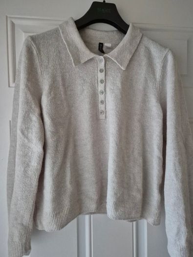 H&M Natural Polo Jumper