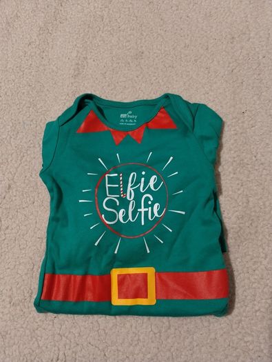 Christmas Baby Cotton bodysuit,  NEW