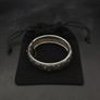 Rare Sterling Silver Chunky Chester Bangle, 1947 Image 2