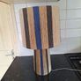 Lovely unusual woolen table lamp Image 2