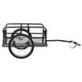 Bike Cargo Trailer 130x73x48.5 cm Steel Black Image 2
