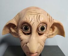 Cosplay Dobby Elfin Latex Mask Animal Style Halloween Party Carnival Costume Headgear Props