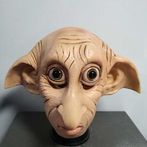 Cosplay Dobby Elfin Latex Mask Animal Style Halloween Party Carnival Costume Headgear Props