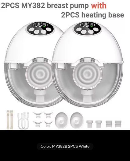 Wearable breast pump
