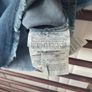 top betshka size medium denim off shoulder top Image 8