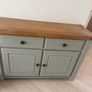 Danube Oak 1.35m Sideboard painted French Grey Image 2