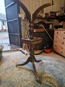 antique table pedestal