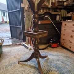 antique table pedestal