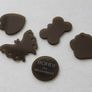 Personalized Engraved Lot Shape Pet Dog Cat Tag Id Acrylic Plexiglass Image 3