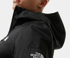 The North Face Box Mountain Jacket Black Men's Medium Hooded
