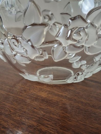 vintage Walther Glas Carmen Satiniert crystal fruit bowl,
